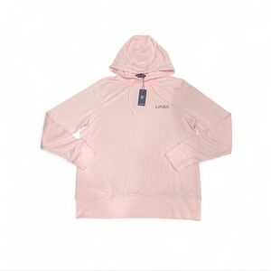Women’s Turtleson Les Oxford Performance Hoodie In Retro Pink Size M NWT Golf